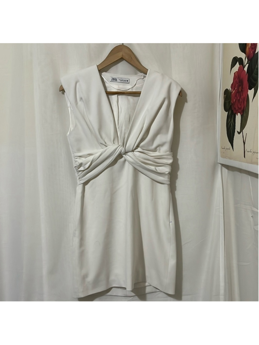 Zara Sleeveless Low Cut Mini Dress a133